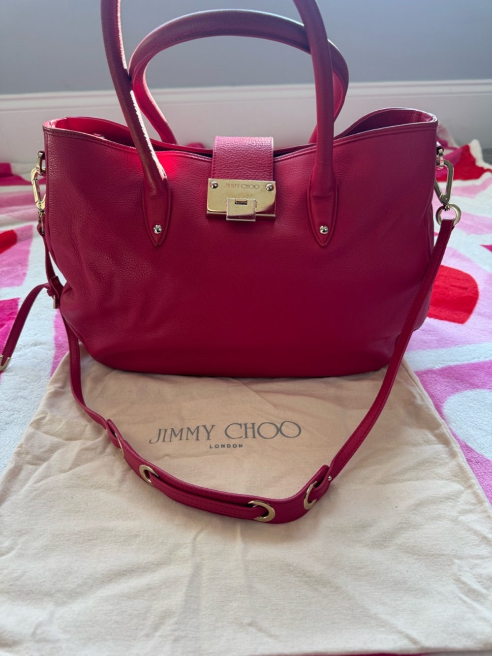 Jimmy Choo Leather Satchel